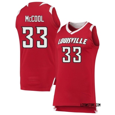 Aidan Mccool Unisex Adidas Red Louisville Cardinals Pick-A-Player NIL Men's Basketball Jersey Size: Medium